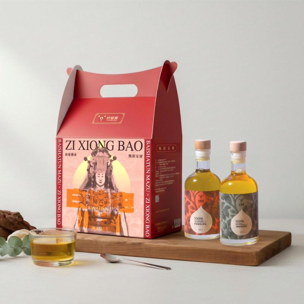 ZIXIONGBAO Baishatun Mazu Mini Camellia Oil Duo - 200ml - ding - go